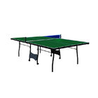 Tournment Indoor Table Tennis Table 4 PCS Top With Wheel Auto Safety Lock Post Net