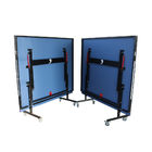 V - Six Steel Outdoor Table Tennis Table Blue Color EN14468-1