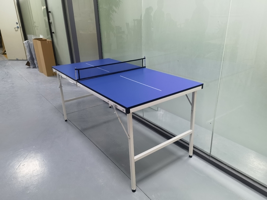 Portable Table Tennis Table Foldable Easy Open Top 15MM With Holder For Entertainment