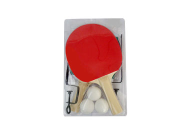 Rackets and Balls with Post Net Table Tennis Bats 7 Ply Poplar Wood Sponge Rubber