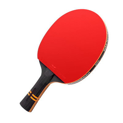 Raquettes de tennis de table en fibre de carbone avec pagaie en bois pur et fond en bois naturel