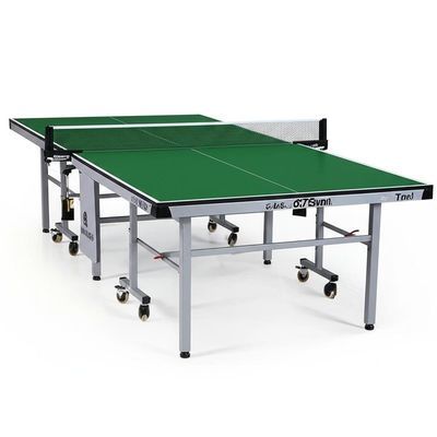 9 pieds x 5 pieds Compétition Table Tennis Table Roue latérale Φ75mm 4 pièces pour les compétitions professionnelles